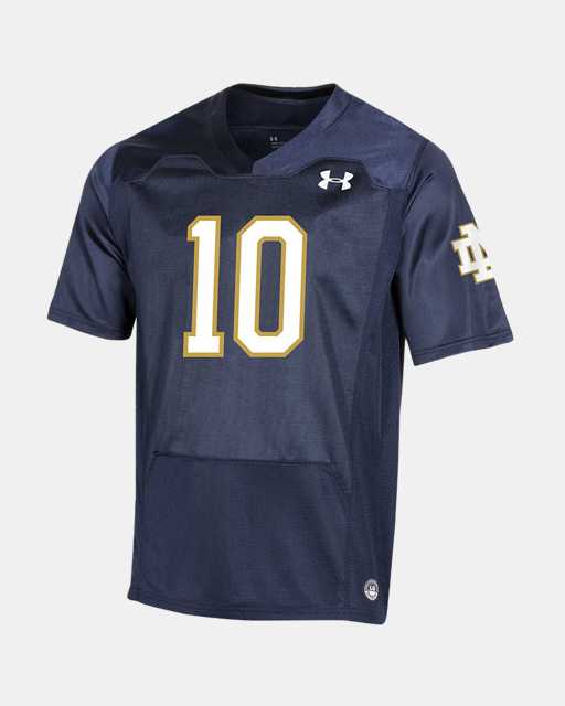Men's UA ArmourFuse Notre Dame Football NIL Replica Jersey